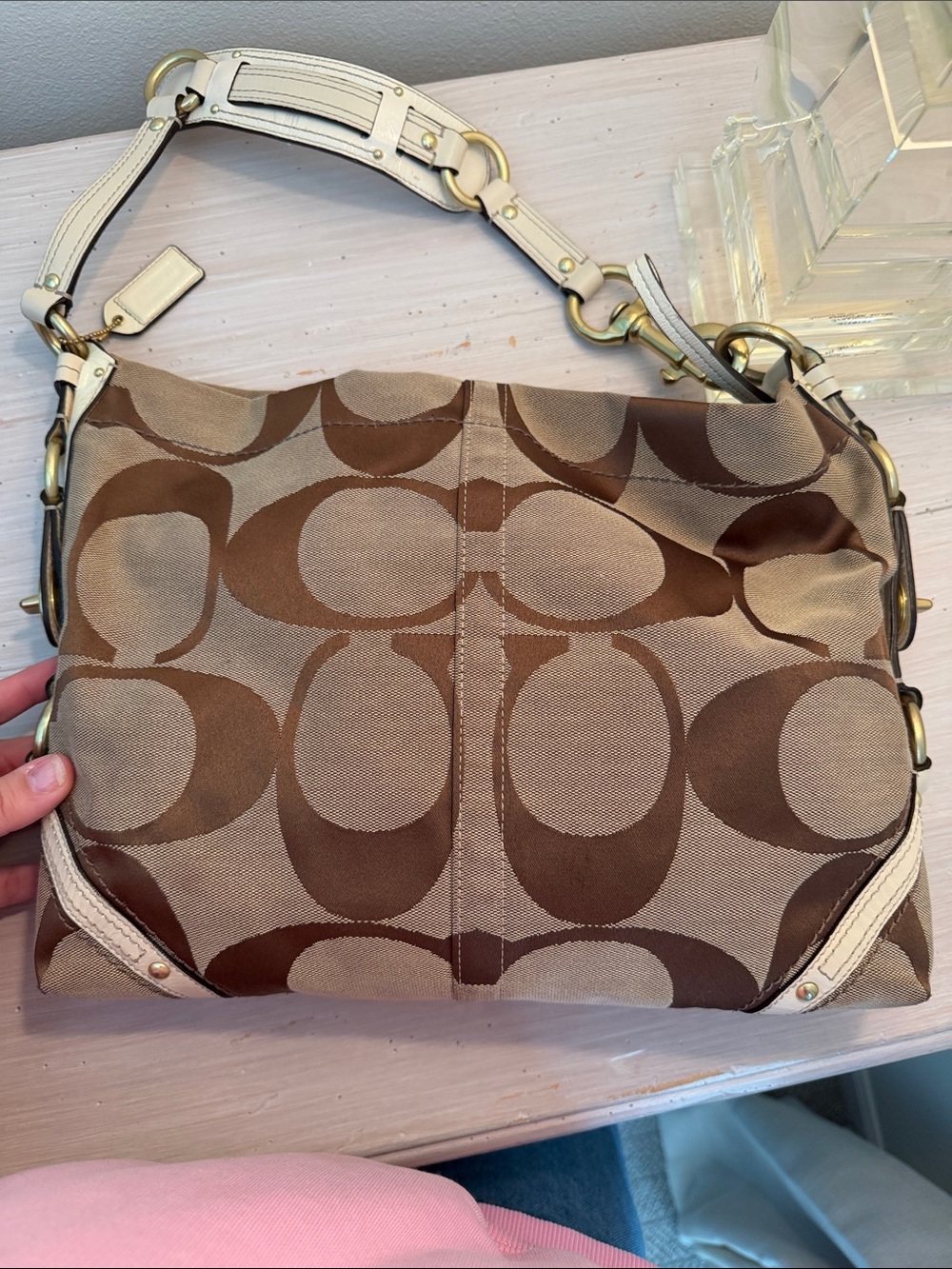 Y2K Coach Carly Signature Hobo Bag - Picture 8 of 16